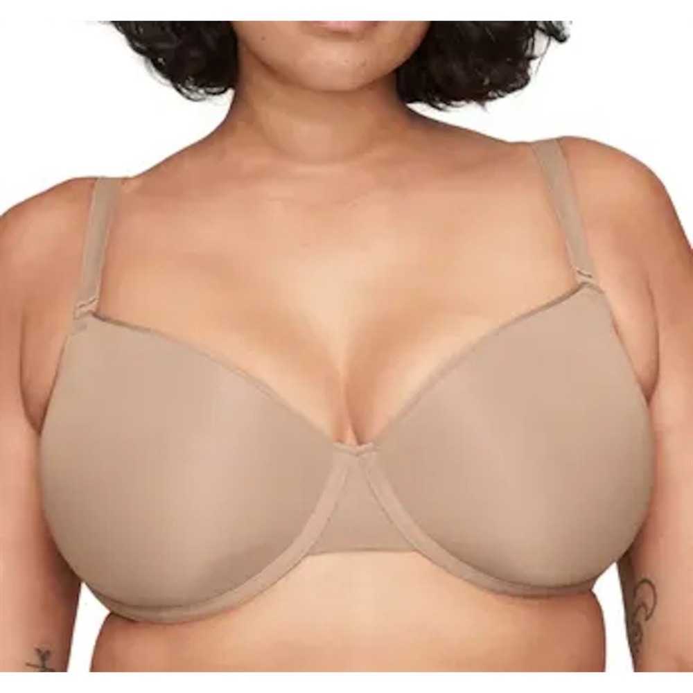 NWOT CUUP 36H The Demi Modern T Shirt Beige Bra 132102